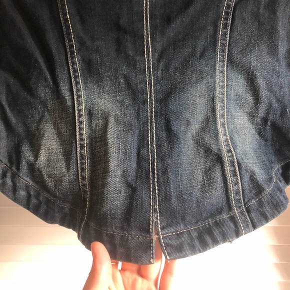 LF Millau Denim Cropped Blazer - Picture 4 of 6